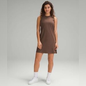 Lululemon classic fit cotton blend dress in Java